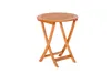 A wooden folding table on a white background. Produktbild-Vorschau