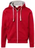 HAKRO Hakro Herren Kapuzen-Jacke Bonded #455 Gr. M rot Produktbild-Vorschau 1