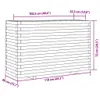 Möbel Pflanzkübel Wachsbraun 110x40x72 cm Massivholz Kiefer Produktbild-Vorschau 9