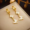 Kolczyki - Eleganckie kolczyki ze stali chirurgicznej - Podgląd zdjęcia produktu 8