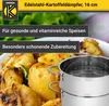 Karl Krüger KEC 16 Kartoffeldämpfer Edelstahl, 16 cm Produktbild-Vorschau 3