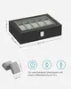 SONGMICS Uhrenbox Uhrenkasten, mit 12 Fächern, Glasdeckel, Produktbild-Vorschau 3