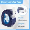 5 x wonfoucs kompatible Dymo-Etikett-Klebeband Letratag 12 Produktbild-Vorschau 5