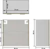 vidaXL Hängeglasschrank Lyon Sonoma-Eiche 60x31x60 cm Produktbild-Vorschau 7