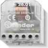 Interrupteur à impulsion Finder 10 A, 230 V CA, encastré, 1 Voir les images du produit 2
