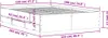 vidaXL Bettgestell mit Schubladen Sonoma-Eiche 120x190cm Produktbild-Vorschau 7