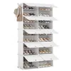 Mondeer Schuhregal Schuhschrank mit Tür, Staub- und Produktbild-Vorschau 1