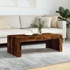 vidaXL Konferenčný stolík Smoked Oak 102x50x36 cm Náhľad obrázku produktu 2