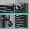 doporro Radiatore da Bagno 100x60cm, Radiatore Piatto Anteprima dell’immagine prodotto 2