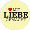 24x Sticker mit Liebe gemacht (Motiv 8) 4cm Geschenk Produktbild-Vorschau 1