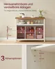 VASAGLE Sideboard Küchenschrank, mit 2 Schiebetüren, Produktbild-Vorschau 7
