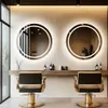 WISFOR Specchio da bagno a LED con altoparlante Bluetooth, Anteprima dell’immagine prodotto 4