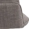 Glenda chaise de salle à manger avec accoudoirs tissu gris Voir les images du produit 5