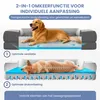 ELONEO Orthopedisch hondenbed, maat L - Grijs Productafbeelding-voorbeeld 3