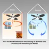 Ventilatore da soffitto Ugo 76 cm Faggio / Grafite con luce Anteprima dell’immagine prodotto 17