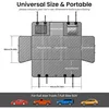 Hundedecke Auto Rückbank 145 x 73 cm Grau Wasserdicht für Produktbild-Vorschau 9