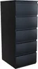 CDF Moderne Kommode Malwa W5 | Farbe: Schwarz | Schrank für Produktbild-Vorschau 5