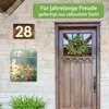banjado Design Briefkasten Stahl silber mit Zeitungsfach Produktbild-Vorschau 4