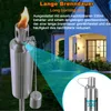 YARDIN Torches de jardin en acier inoxydable, Lot de 6, Voir les images du produit 5