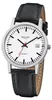 Regent Damen Herren-Armbanduhr Mineralglas Quarz Leder Produktbild-Vorschau 1