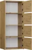 An open cabinet with four doors and shelves, showing the interior. Anteprima dell’immagine prodotto