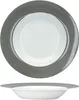 6er Set Variant Grau Suppenteller bunt tiefe Teller Pasta Produktbild-Vorschau 3