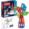 Magformers Creator Set mit 60 mehrfarbigen Magnetbauteilen und Anleitungsblättern, neben der Produktbox Produktbild-Vorschau