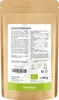 A brown paper bag packaging for Schwarzkümmelsamen (black cumin seeds) with product information and nutritional details. Produktbild-Vorschau
