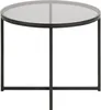 Okrągły stół Cross glass/czarny Podgląd zdjęcia produktu 2