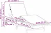 vidaXL Sonnenliege Taupe 200 x 67 x 84 cm Massivholz Akazie Produktbild-Vorschau 8