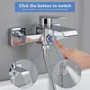 Waterval Badarmatuur - Badkuiparmatuur - Chroom - Mengkraan Productafbeelding-voorbeeld 2