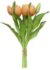 Tulpen künstlich 30cm Tulpenbündel mit 5Tulpen Real Touch Produktbild-Vorschau 1