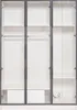 OKWISH Armoire avec 3 Portes Vitrées, 1 Tiroir et Éclairage Voir les images du produit 10
