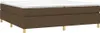 vidaXL Boxspringbettgestell Dunkelbraun 200x200 cm Stoff Produktbild-Vorschau 1