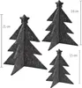 XMAS Weihnachtsdekoration Filz Weihnachtsbaum 3er-Set 15, Produktbild-Vorschau 3