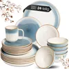Moritz & Moritz TARENTO blau Geschirrset 24 tlg. Produktbild-Vorschau 1