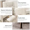 OKWISH Fauteuil à Bascule Relax en Tissu Polaire Teddy Voir les images du produit 5