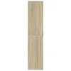 vidaXL Botník Sonoma dub 80x39x178 cm výrobek ze dřeva Náhled obrázku produktu 4