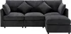 Merax Ecksofa, L-Form Sofa mit Schlaffunktion, 3-4 Sitzer Produktbild-Vorschau 10
