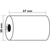 Exacompta 50x Bobine machine calculer caisse 57x38mm 1pli Voir les images du produit 4