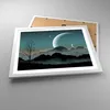 Gerahmtes Poster - Weißer Rahmen - Himmel Nacht Produktbild-Vorschau 3