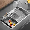 Domotechnika | Lavello da cucina - 75x45 cm - Acciaio Anteprima dell’immagine prodotto 8