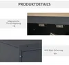 HOMCOM Aufbewahrungsschrank Metallschrank mit magnetischer Produktbild-Vorschau 6