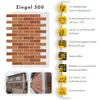 AMK Muster 500 Terracota Mix – Farbton bei Tageslicht am Objekt Produktbild-Vorschau