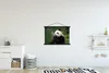 MuchoWow® Textilposter Pandabär - Wilde Tiere - Blätter Produktbild-Vorschau 2