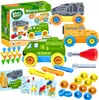 Klocki Konstrukcyjne Montessori Zestaw Budowanie Aut Podgląd zdjęcia produktu 1
