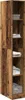 vidaXL Armoire aspect bois ancien 30x50x200 cm Bois Voir les images du produit 3