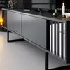 Skye Decor, Chrome Line - Anthracite, Noir, Meuble TV, Voir les images du produit 4