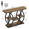 Tribesigns Table console 100 cm, table basse industrielle à Voir les images du produit 2
