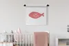 MuchoWow® Wandteppich Wandbehang Pastell - Fisch - Rosa Produktbild-Vorschau 1